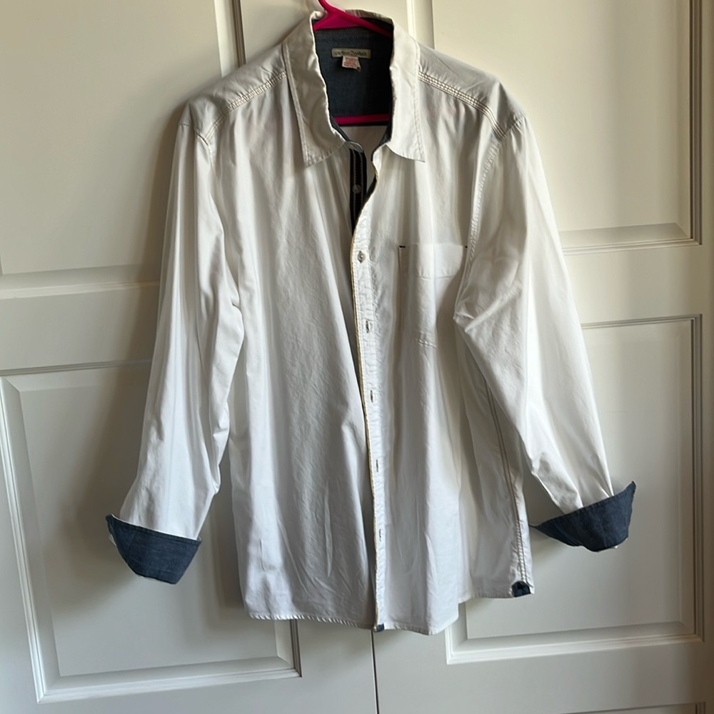 Summer fun Carbon 2 Cobalt long sleeve button down!!